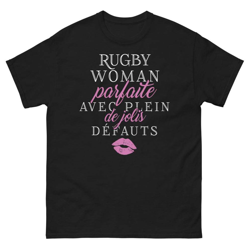 T-shirt Rugby noir - Un supplément de défauts charmants