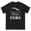 T-shirt Cuba noir - Je n'ai pas besoin de thérapie