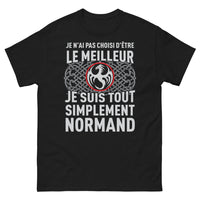 Thumbnail for T-shirt Normand noir - Je n'ai pas choisi d'être le meilleur
