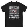 T-shirt Normand noir - Je n'ai pas choisi d'être le meilleur