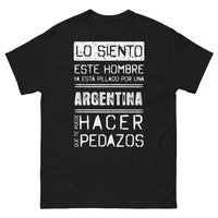 Thumbnail for T-shirt Argentine noir - Este Hombre Está Pillado