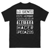 T-shirt Allemagne noir - Déclaration audacieuse sur l'amour