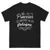 T-shirt Pologne noir - Les princesses naissent en Pologne
