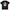 T-shirt Italie noir - carte du drapeau italien