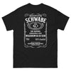 T-shirt Schwabe noir - Authentischer Bayerischer Traum face