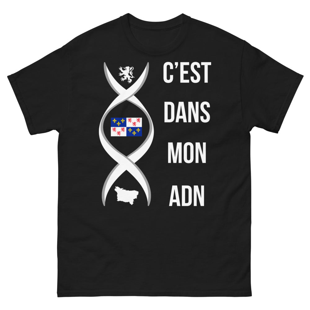 T-shirt France noir - Fier de mes racines