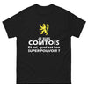 T-shirt Franche-Comté noir - Je suis Comtois et toi ?