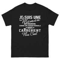 Thumbnail for T-shirt Maman Infirmière noir - Plus qu'une maman normale