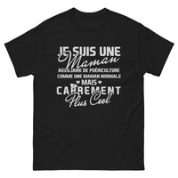 Thumbnail for T-shirt Maman Auxiliaire noir - Je suis une maman normale, mais plus cool