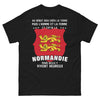 T-shirt Normandie noir - Terre de Bonheur Sombre