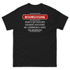 T-shirt Bourgogne noir - Aucun Bordeaux ne commence une grande histoire