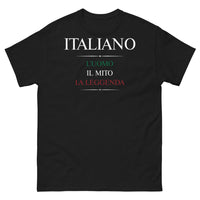 Thumbnail for T-shirt Italien noir - L'homme, le mythe, la légende