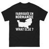 T-shirt Normandie noir - What Else ?