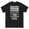 T-shirt Nostalgie 1985 noir - texte humoristique sur l'année