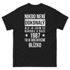 T-shirt Tchèque noir - Nikdo Neni Dokonaly 1987