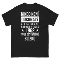Thumbnail for T-shirt Année 1962 noir - Nikdo není dokonalý, mais je suis né en 1962