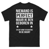 T-shirt Flandre noir - Personne n'est parfait, humour local