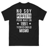 T-shirt 1991 noir - No soy perfecto, mais humoristique