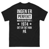T-shirt Norvégien noir - Né en 1974, parfaitement vous