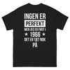 T-shirt 1966 noir - Ingen er perfekt, men jeg er født i 1966