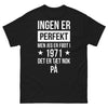 T-shirt Scandinavie noir - Imparfait mais né en 1971 face