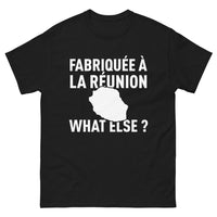 Thumbnail for T-shirt Réunion noir - Quoi d'autre ? design humoristique
