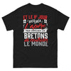 T-shirt Bretagne noir - Et le 8e jour Dieu créa l'apéro