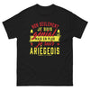 T-shirt Ariège noir - Non seulement je suis génial