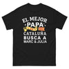 T-shirt Catalogne noir - El Mejor Papá de Cataluña