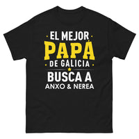 Thumbnail for T-shirt Galicia noir - El Mejor Papá de Galicia