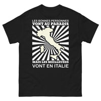 Thumbnail for T-shirt Italie noir - Les meilleures vont en Italie