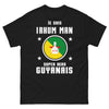 T-shirt Guyane noir - Je suis I'Rhum Man, super-héros