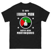 T-shirt Martinique noir - Super Héros Rhum Man humoristique