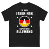 T-shirt Allemagne noir - Je suis Rhum Man