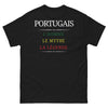 T-shirt Portugais noir - L'homme, le mythe, la légende