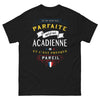 T-shirt Acadienne noir - Je ne suis pas parfaite mais je suis Acadienne