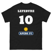 Thumbnail for T-shirt Apéritif noir - Un clin d'œil à la famille Lefebvre