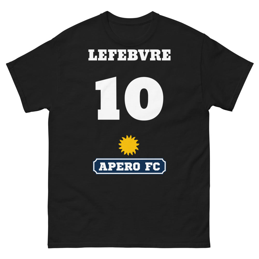 T-shirt Apero noir - 100% Apero F.C. chic et mystérieux