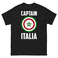 Thumbnail for T-shirt Italie bleu marine - Capitano dell'Italia con umorismo