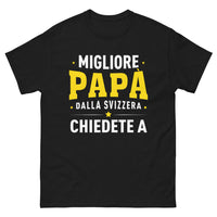 Thumbnail for T-Shirt Svizzera blu scuro - Migliore Papà Dalla Svizzera