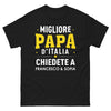 T-shirt Italie marine - Migliore Papà d'Italia