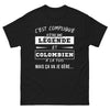 T-shirt Colombie noir - C'est compliqué d'être une légende