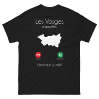 Thumbnail for T-shirt Vosges noir - Les Vosges m'appellent, il faut que j'y aille