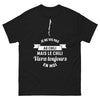 T-shirt Chili noir - Je ne vis pas au Chili, mais le Chili vivra toujours en moi