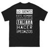 T-shirt Italie noir - Lo siento, este hombre ya está pillado