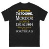 T-shirt Portugal noir - Je quitterais Tatooine pour contrôler le Mordor