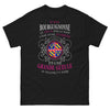 T-shirt Bourgogne noir - Le cœur sur la main, l'âme d'une guerrière