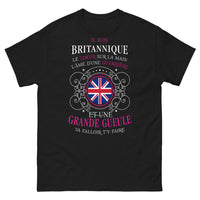Thumbnail for T-shirt Royaume-Uni noir - Je suis britannique avec humour