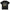 T-shirt Ardèche noir - Le Verre est à Moitié Vide ou Plein