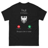 T-shirt Friuli noir - Mi Chiama, Bisogna Che Ci Vada
